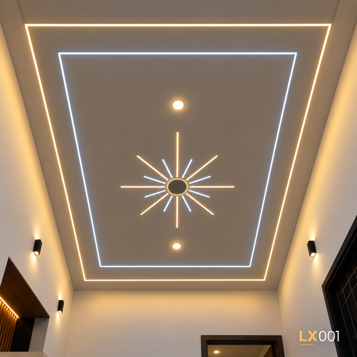 Modern LED Profile Lighting Design for False Ceiling in Bhopal